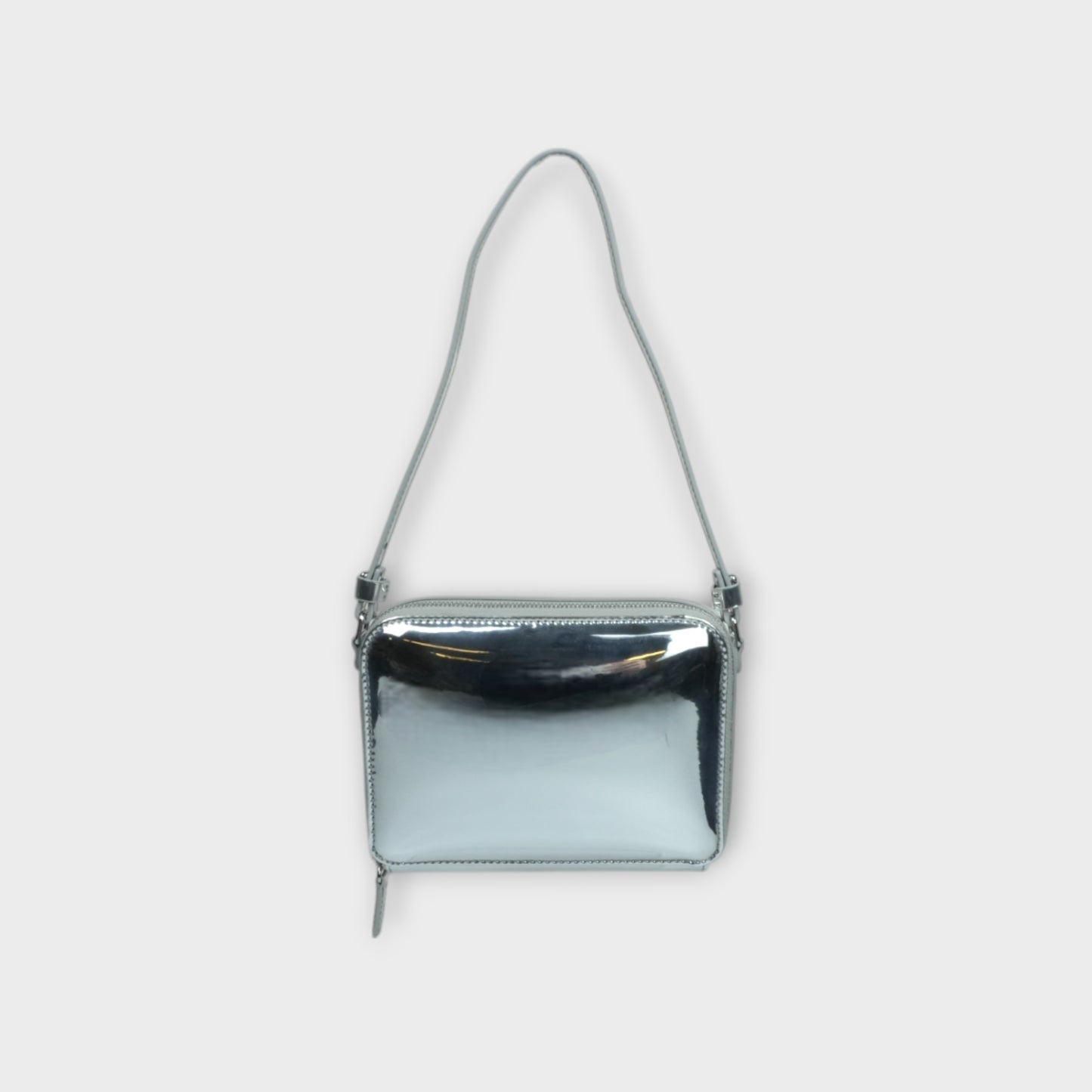 courreges CLOUD CHAINED MIRROR BAG