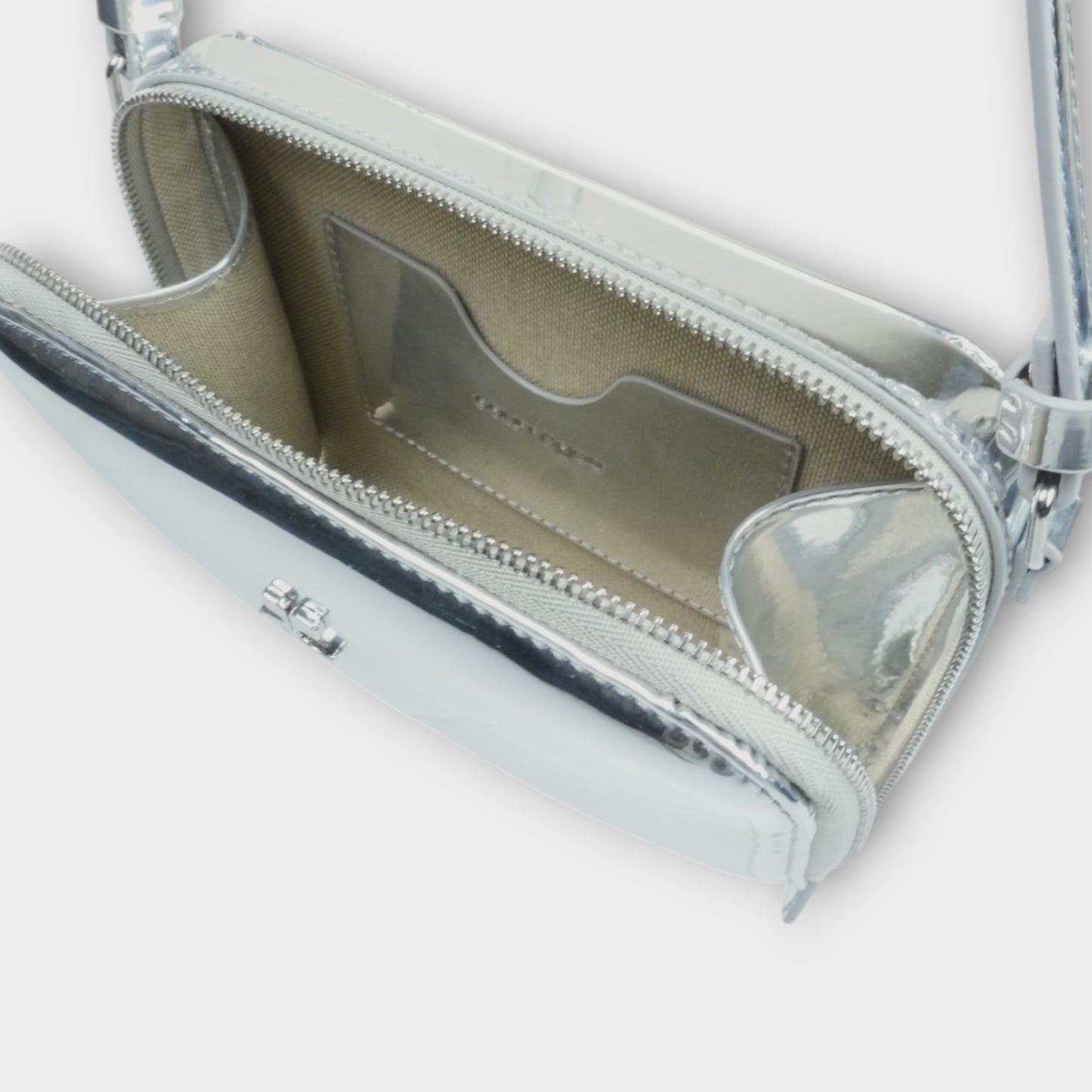 courreges CLOUD CHAINED MIRROR BAG