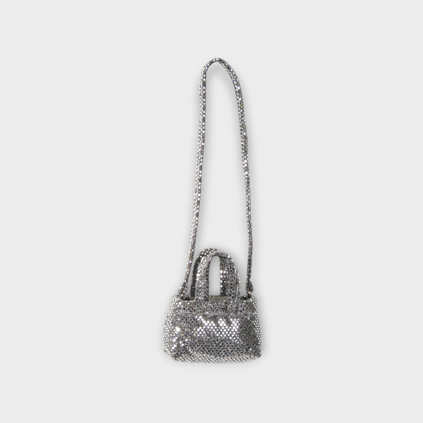 ERL MINI SEQUINS PUFFER BAG WOVE