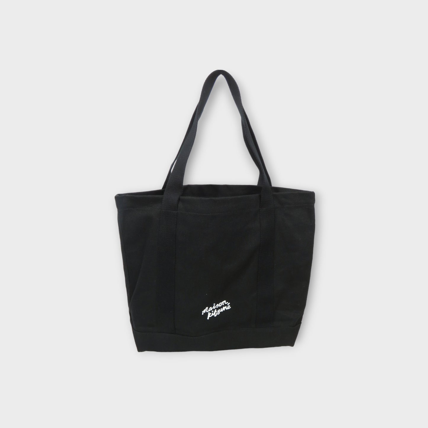 MAISON KITSUNÉ FOX HEAD TOTE BAG