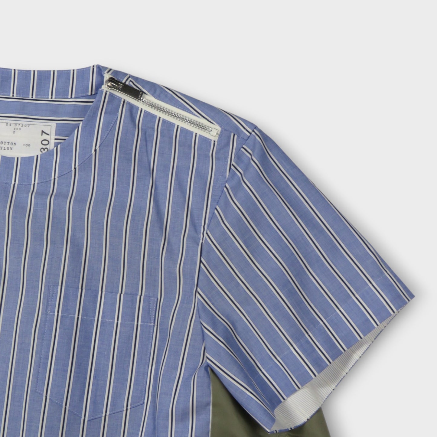 sacai Cotton Poplin x Nylon Twill Pullover