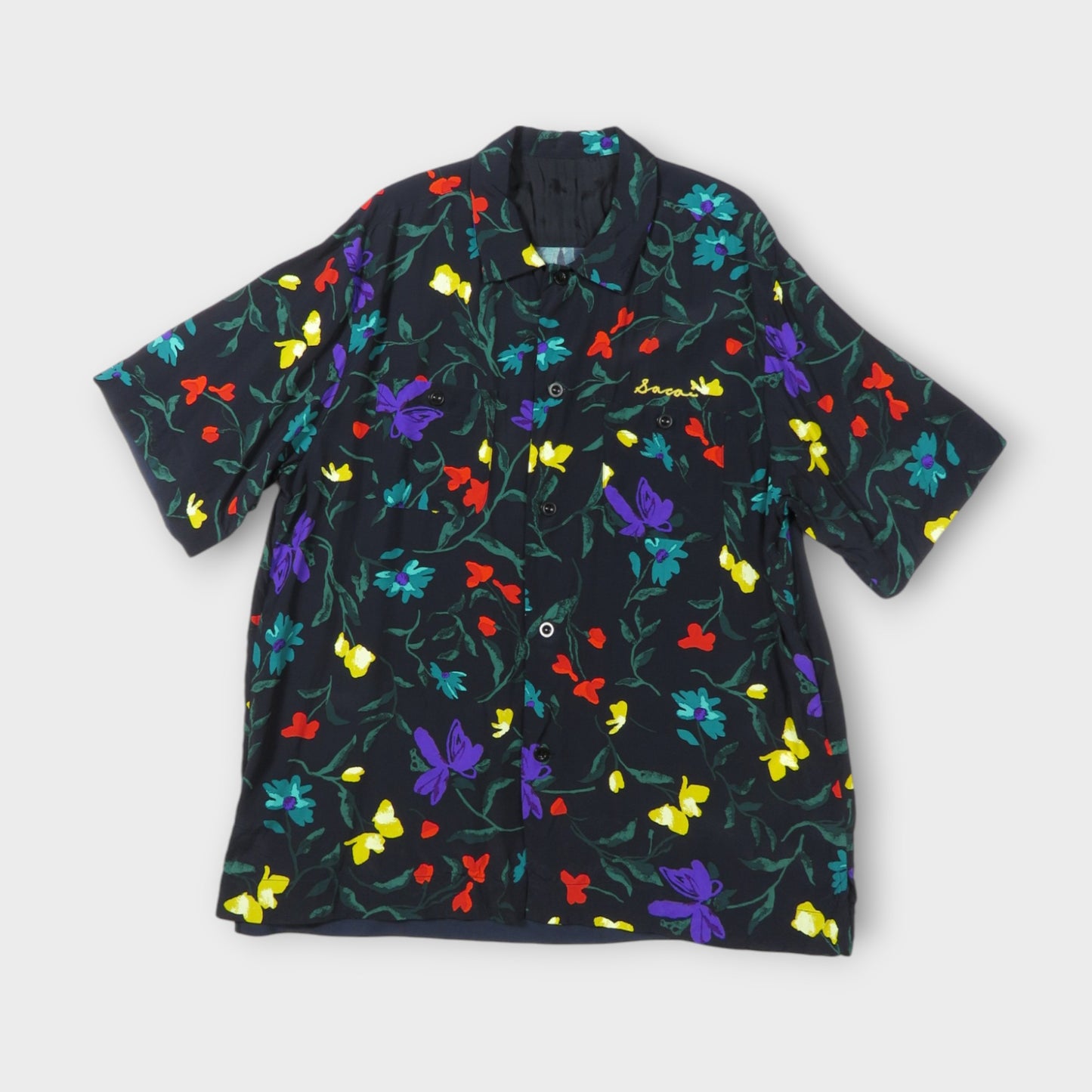 sacai Floral Print Shirt