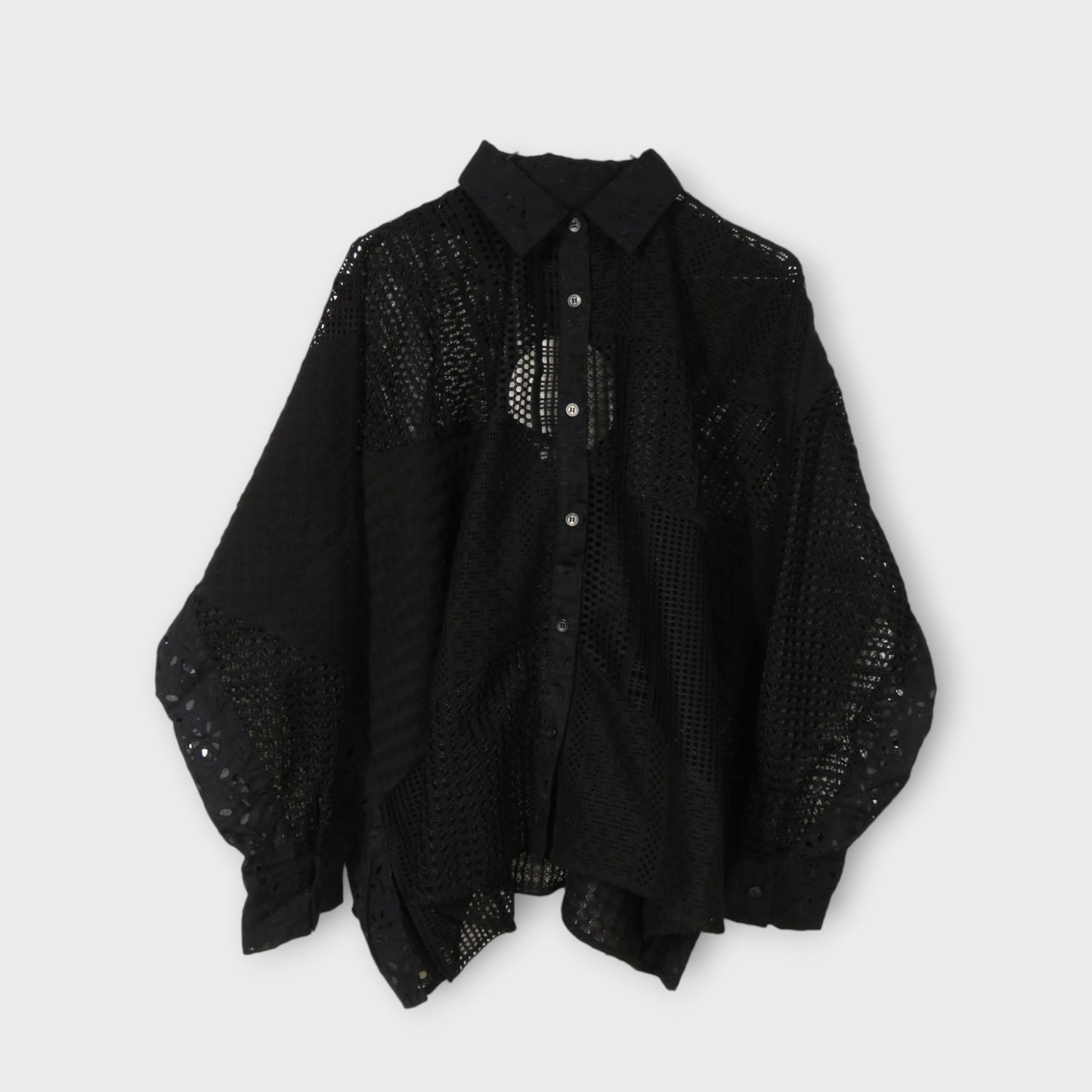 ANREALAGE LACE BLOUSE