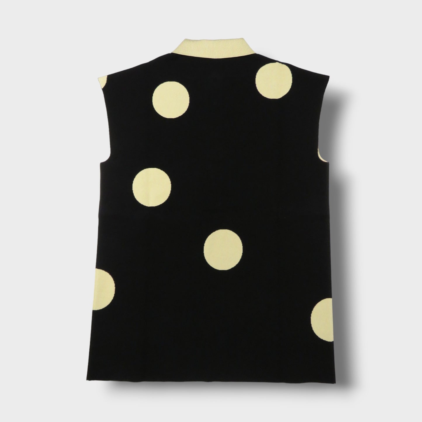 STELLA McCARTNEY Polka Dots Knit Polo Vest