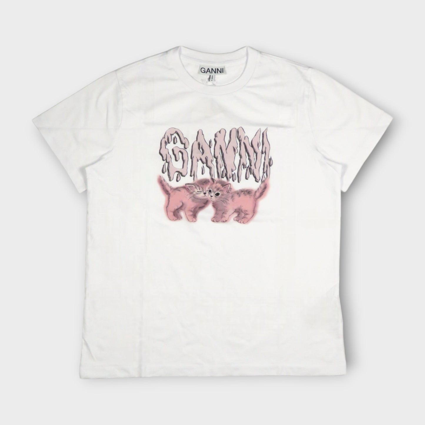 GANNI Basic Jersey Cats Relaxed T-shirt