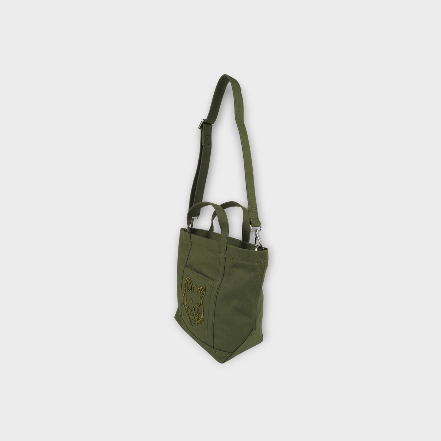 MAISON KITSUNÉ FOX HEAD SMALL TOTE