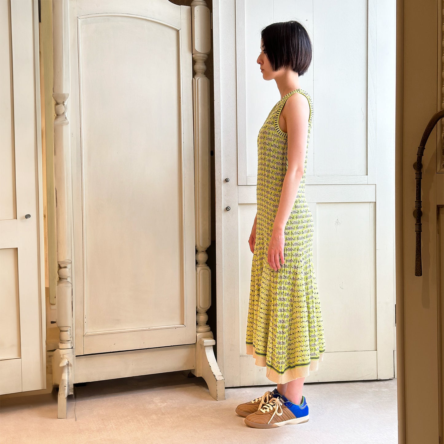WALES BONNER Soar Godet Dress