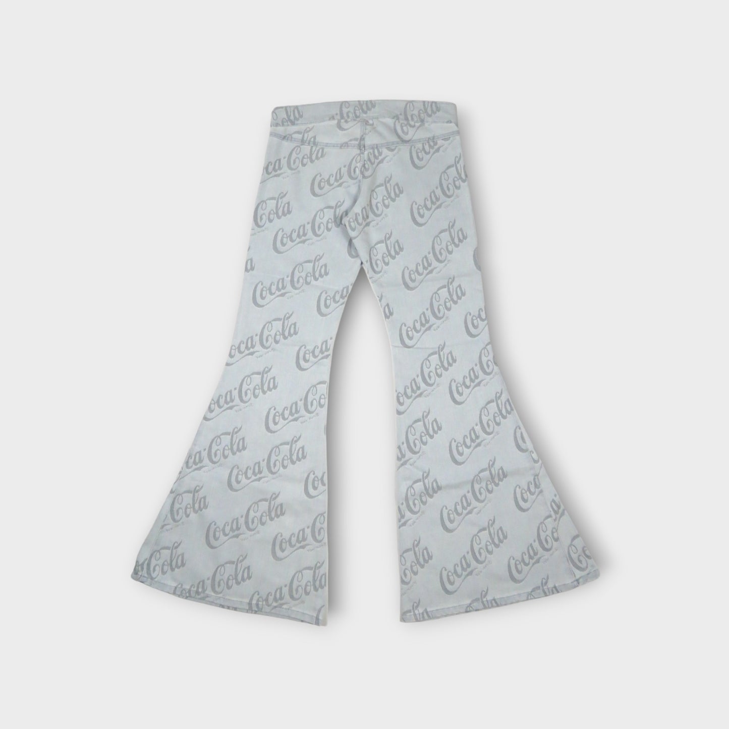 ERL JACQUARD DENIM FLARE PANTS WOVEN