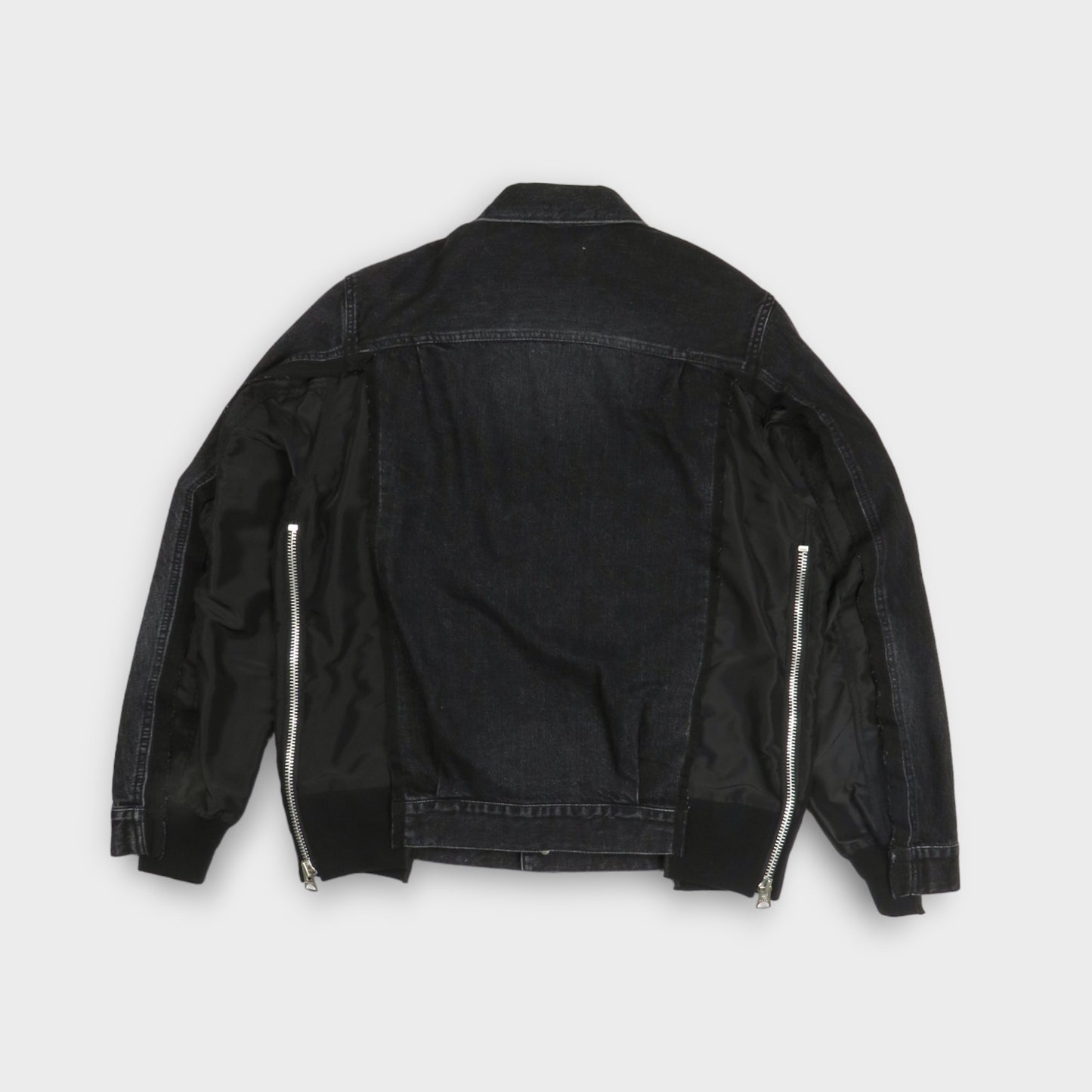 sacai Denim x Nylon Twill Jacket