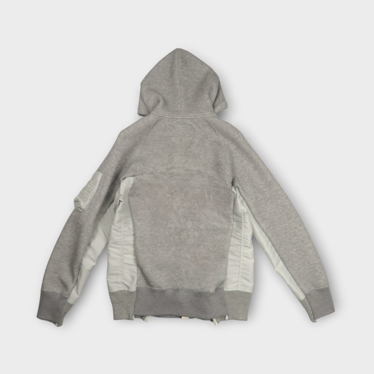 sacai Sponge Sweat x Nylon Twill Hoodie