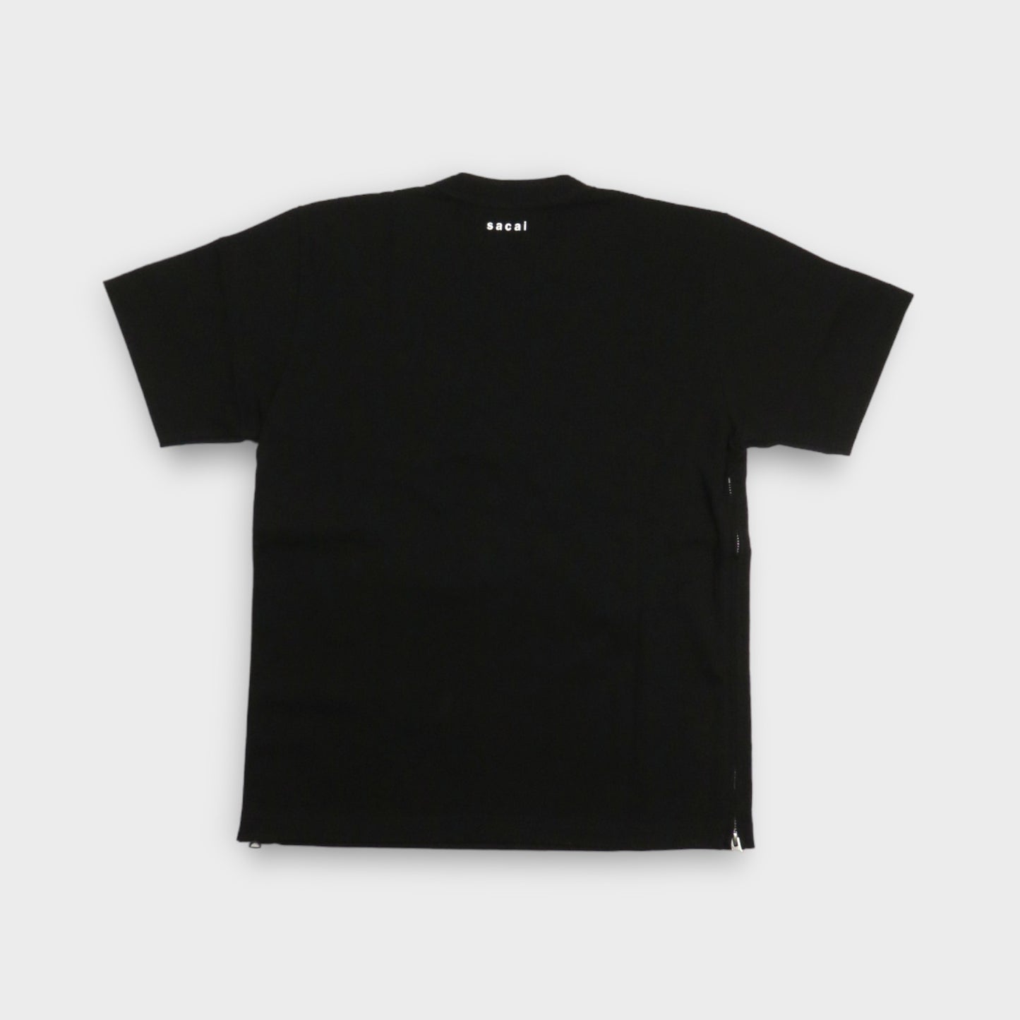 sacai Side Zip Cotton T-Shirt
