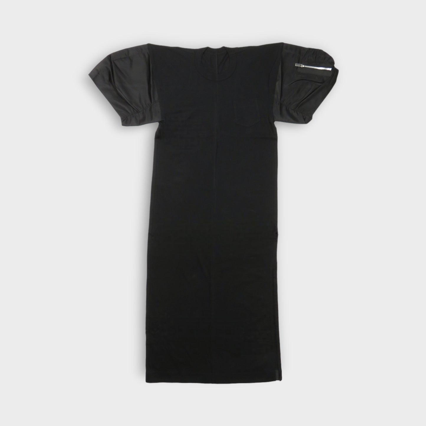 sacai Nylon Twill x Cotton Jersey Dress