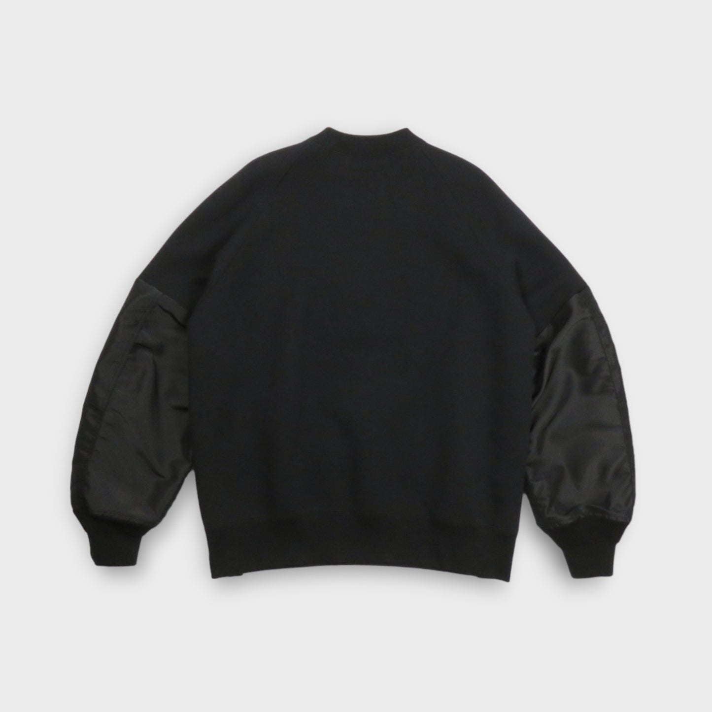 sacai Nylon Twill x Sponge Sweat Pullover