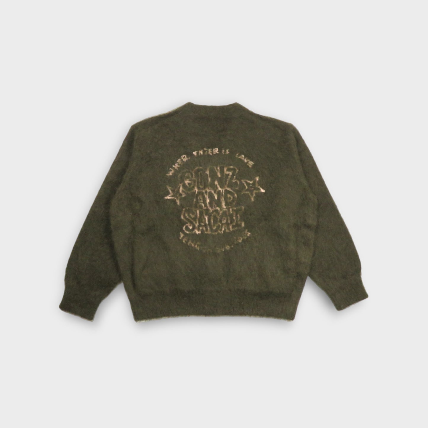 sacai sacai×Gonz Mohair Knit Cardigan