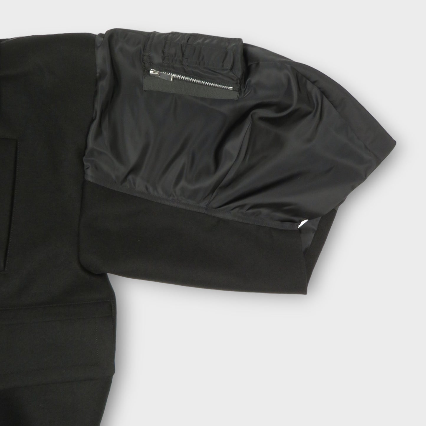 sacai Wool Melton x Nylon Twill Jacket