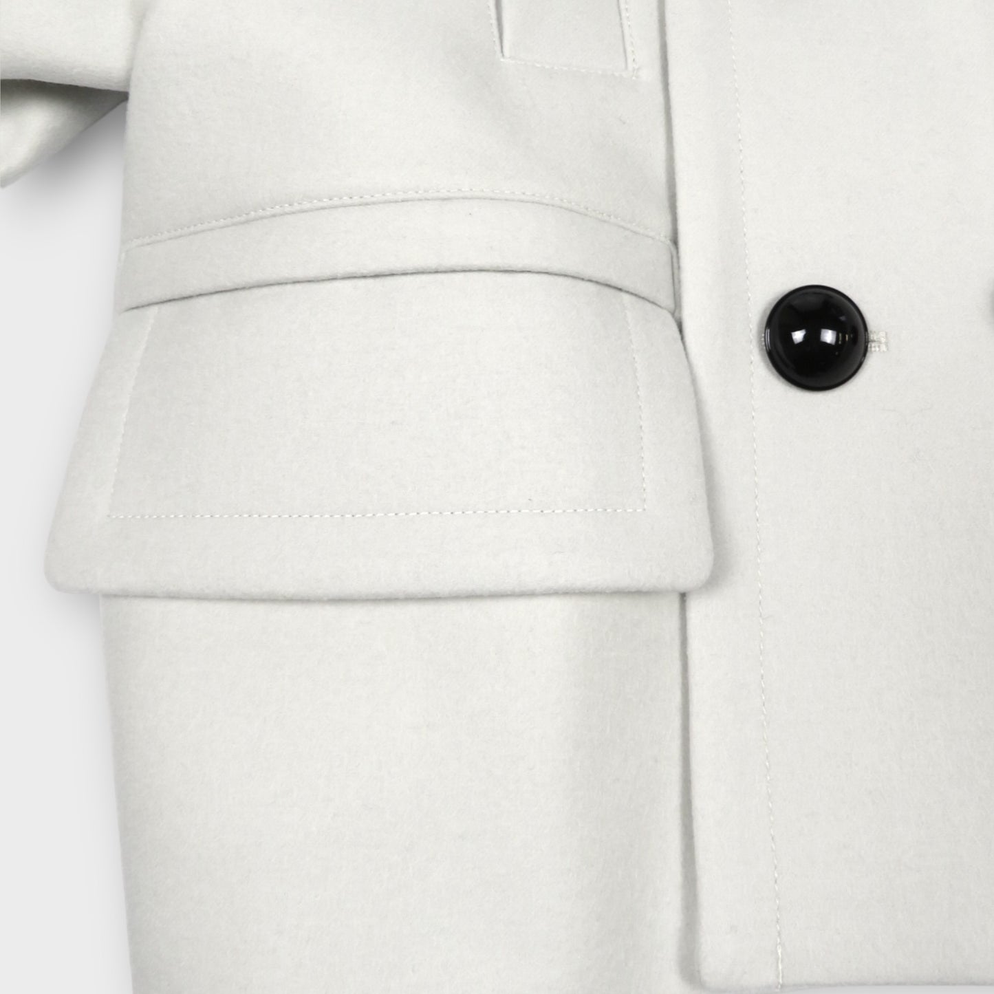sacai Wool Melton x Nylon Twill Jacket