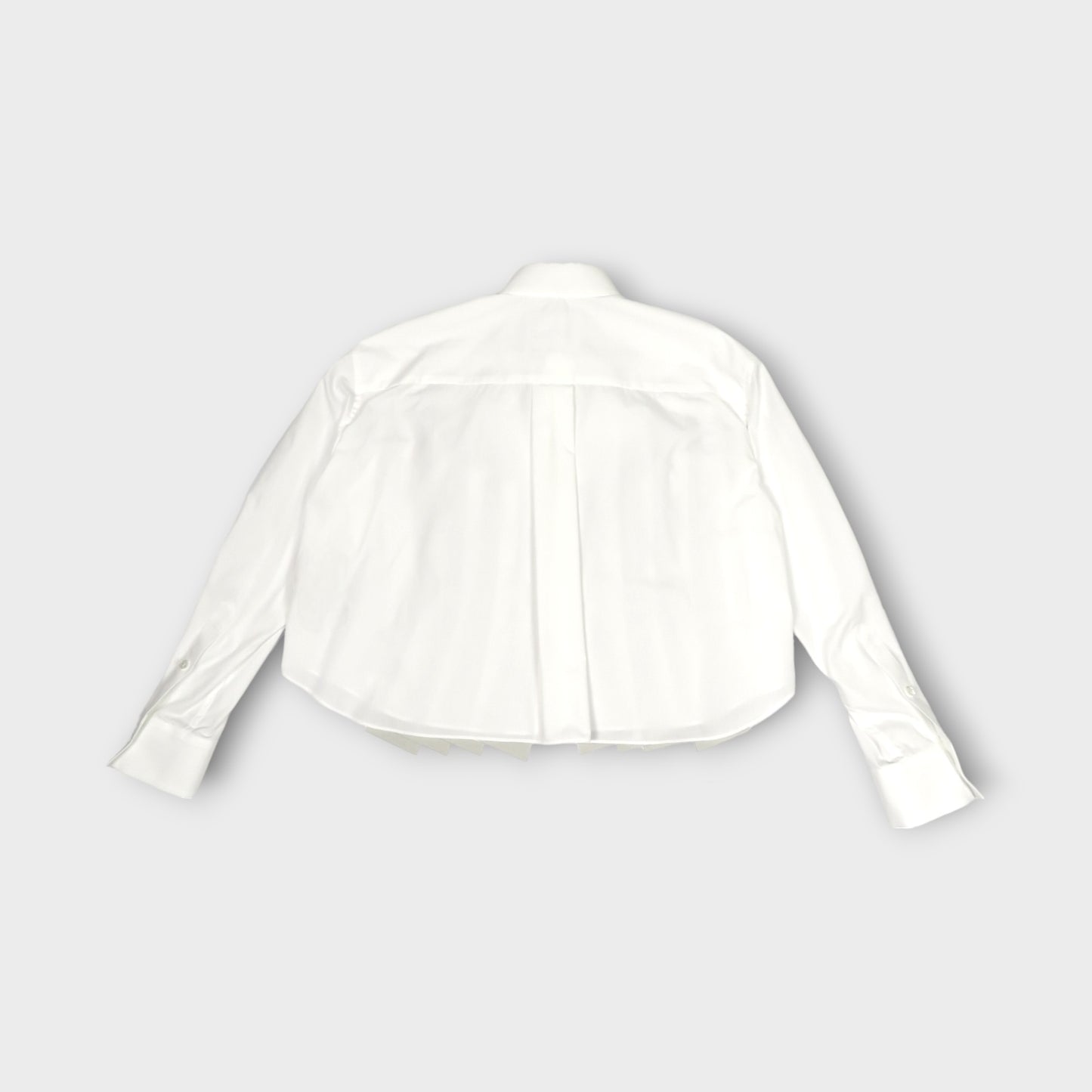 sacai Cotton Poplin x Wool Melton Shirt