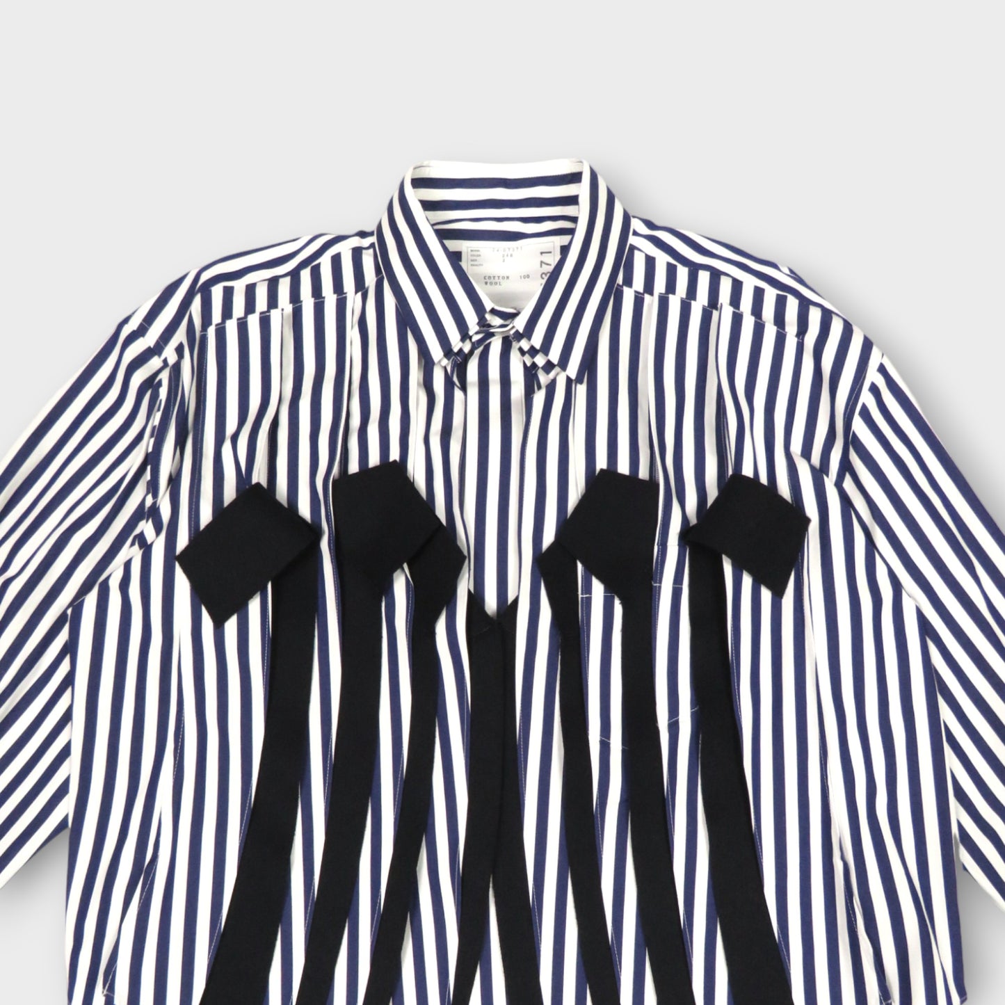sacai Cotton Poplin x Wool Melton Shirt