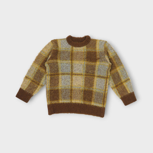 sacai Plaid Knit Sweater