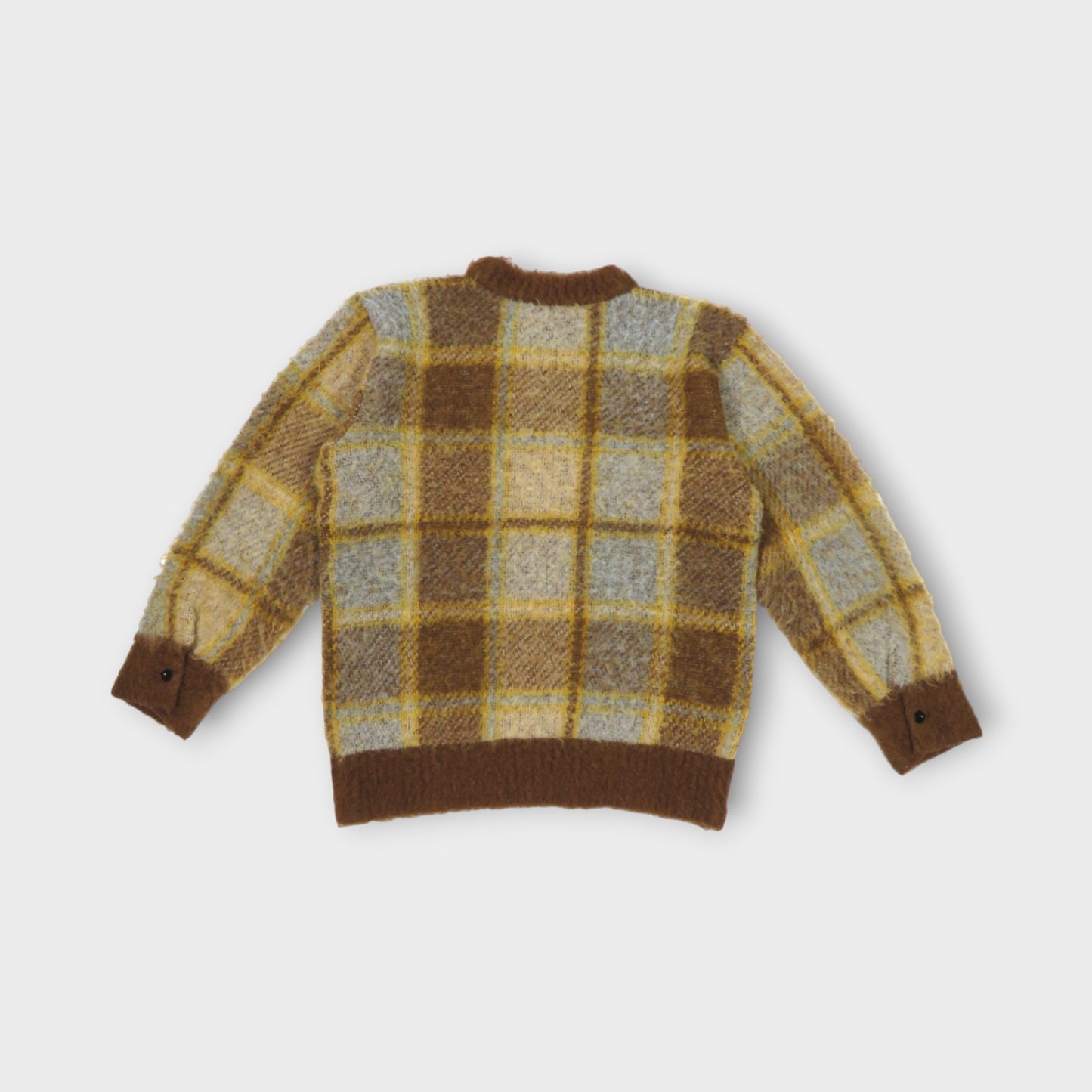 sacai Plaid Knit Sweater