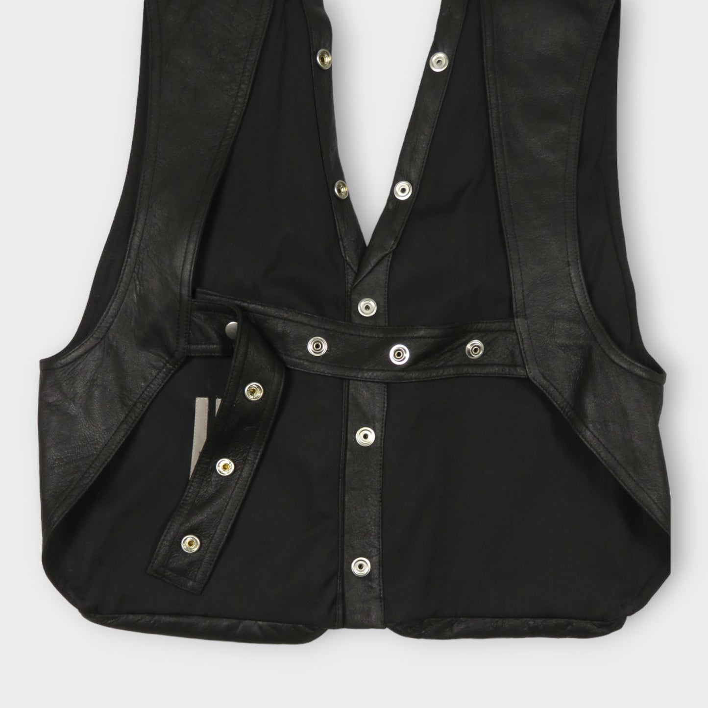 Rick Owens GILET IN PELLE - CARGO