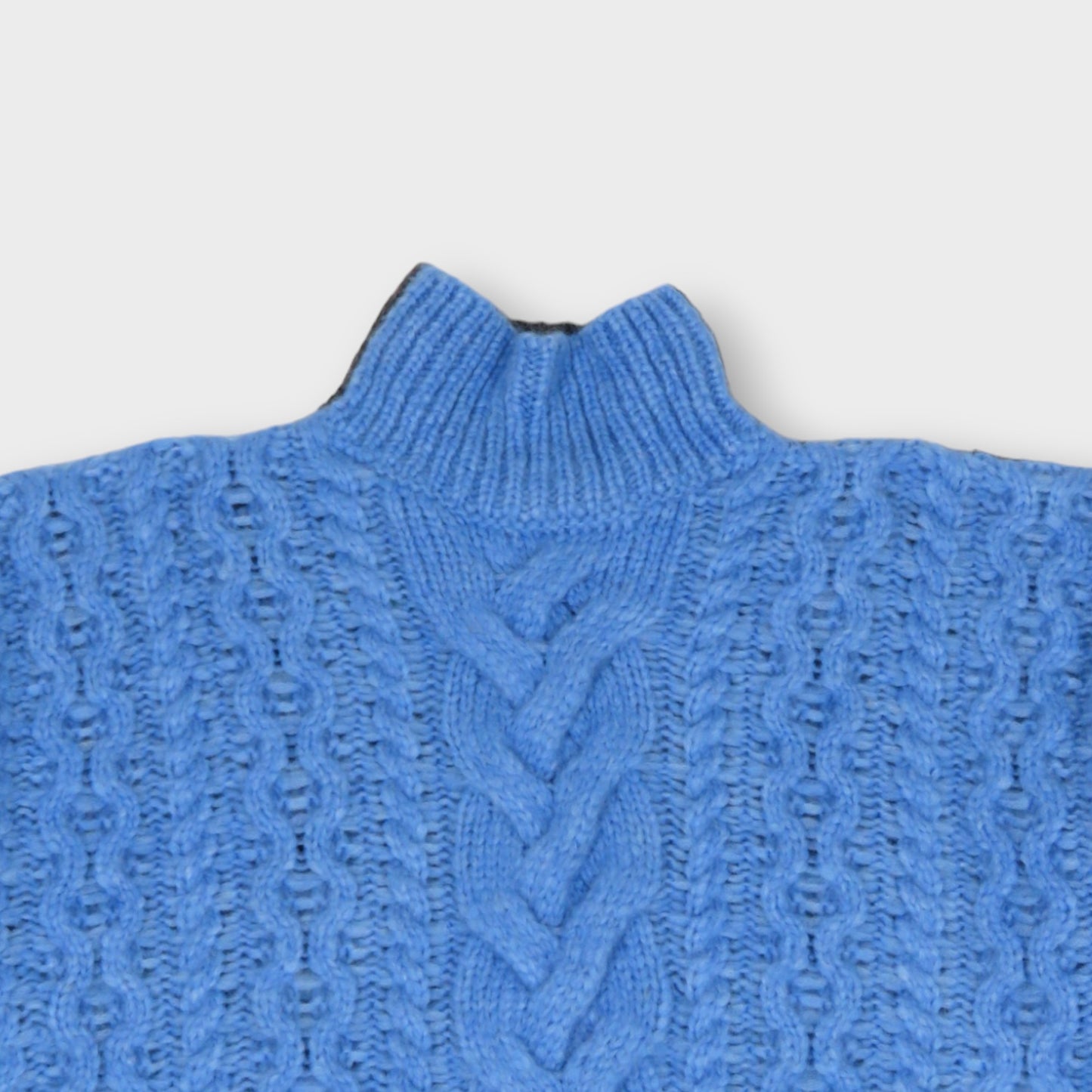 STELLA McCARTNEY Alpaca Cable High Neck Jumper