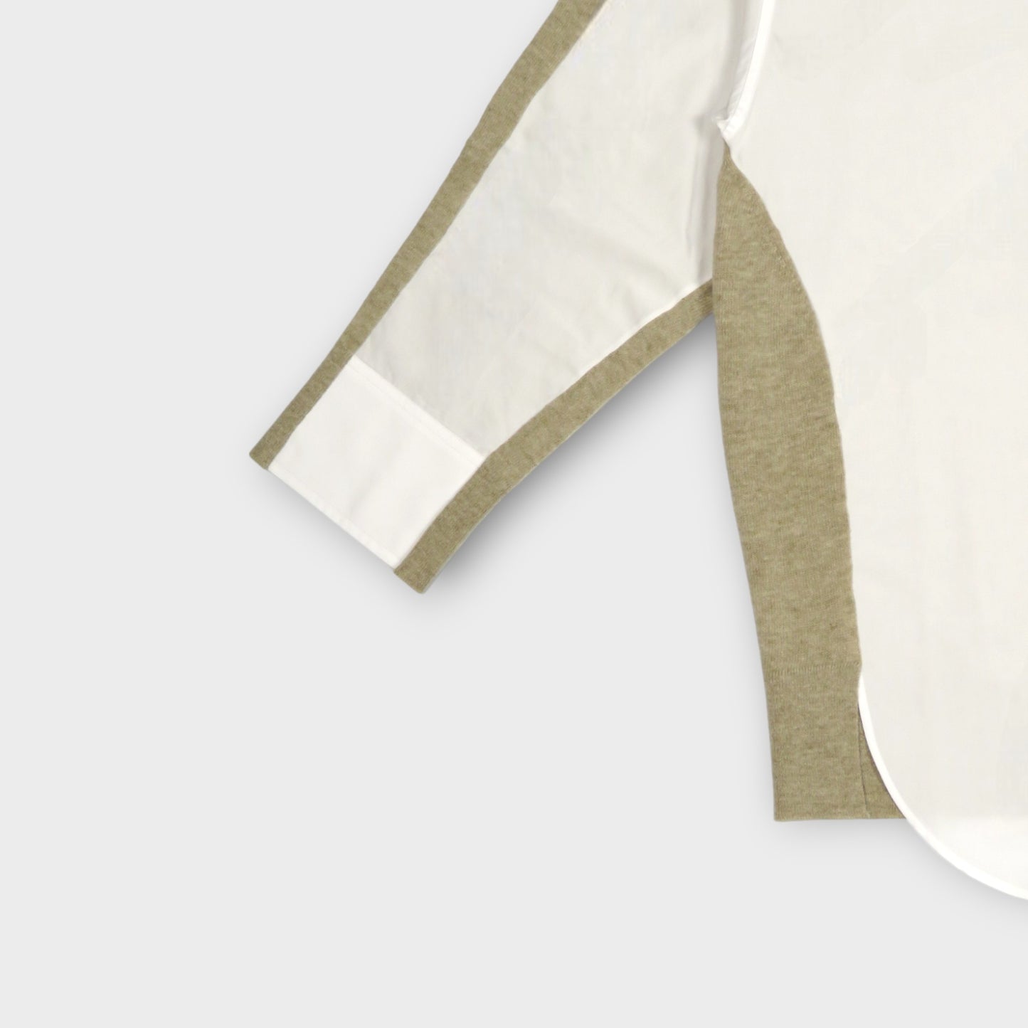 STELLA McCARTNEY Merino And Poplin Shirt Cardigan