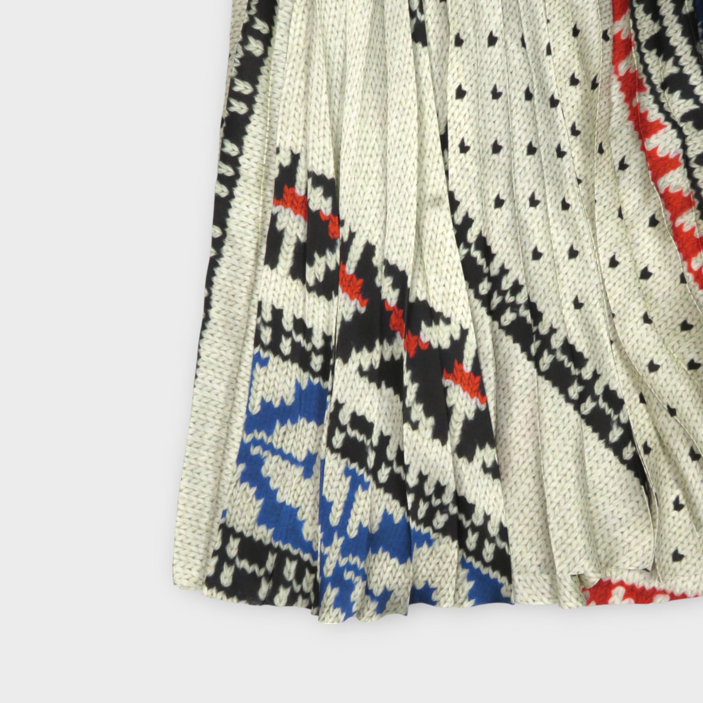 sacai Pattern Knit Print Skirt