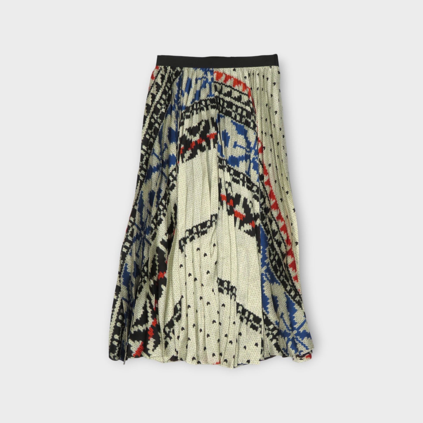 sacai Pattern Knit Print Skirt