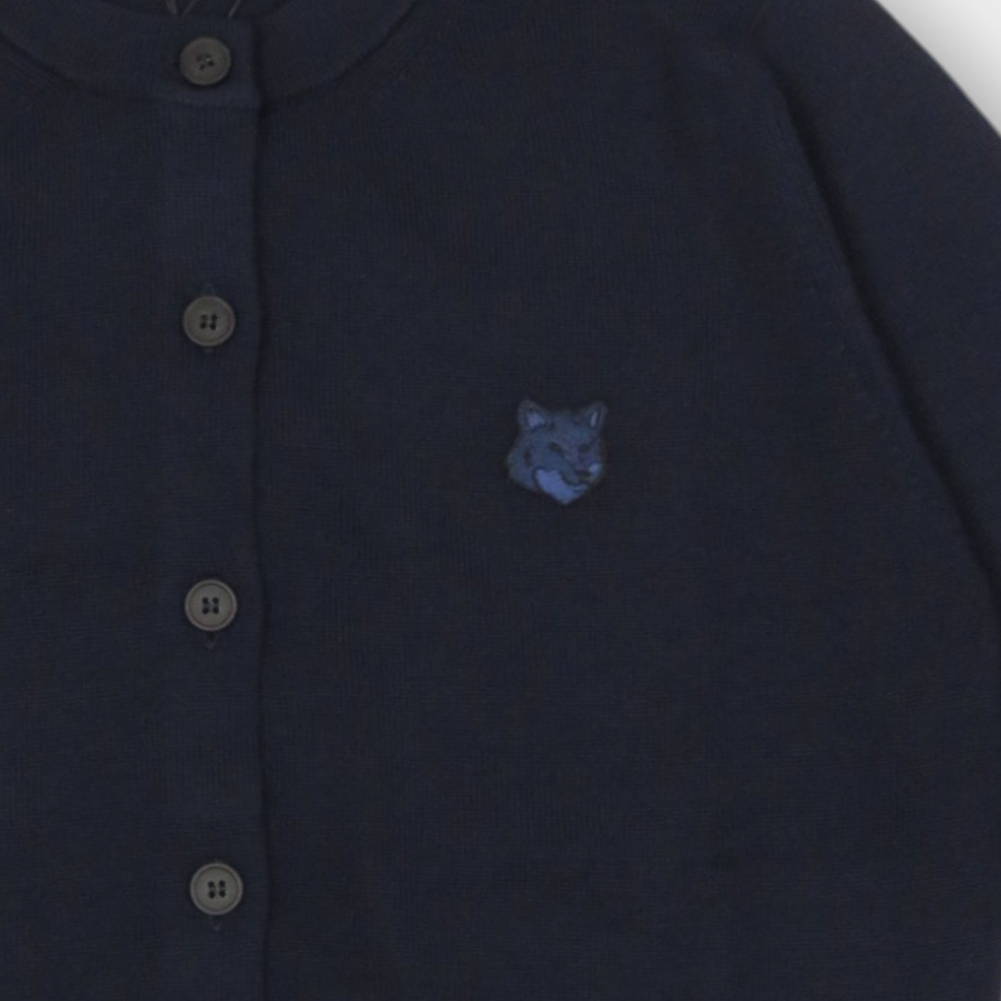MAISON KITSUNÉ BOLD FOX HEAD PATCH REGULAR CARDIGAN