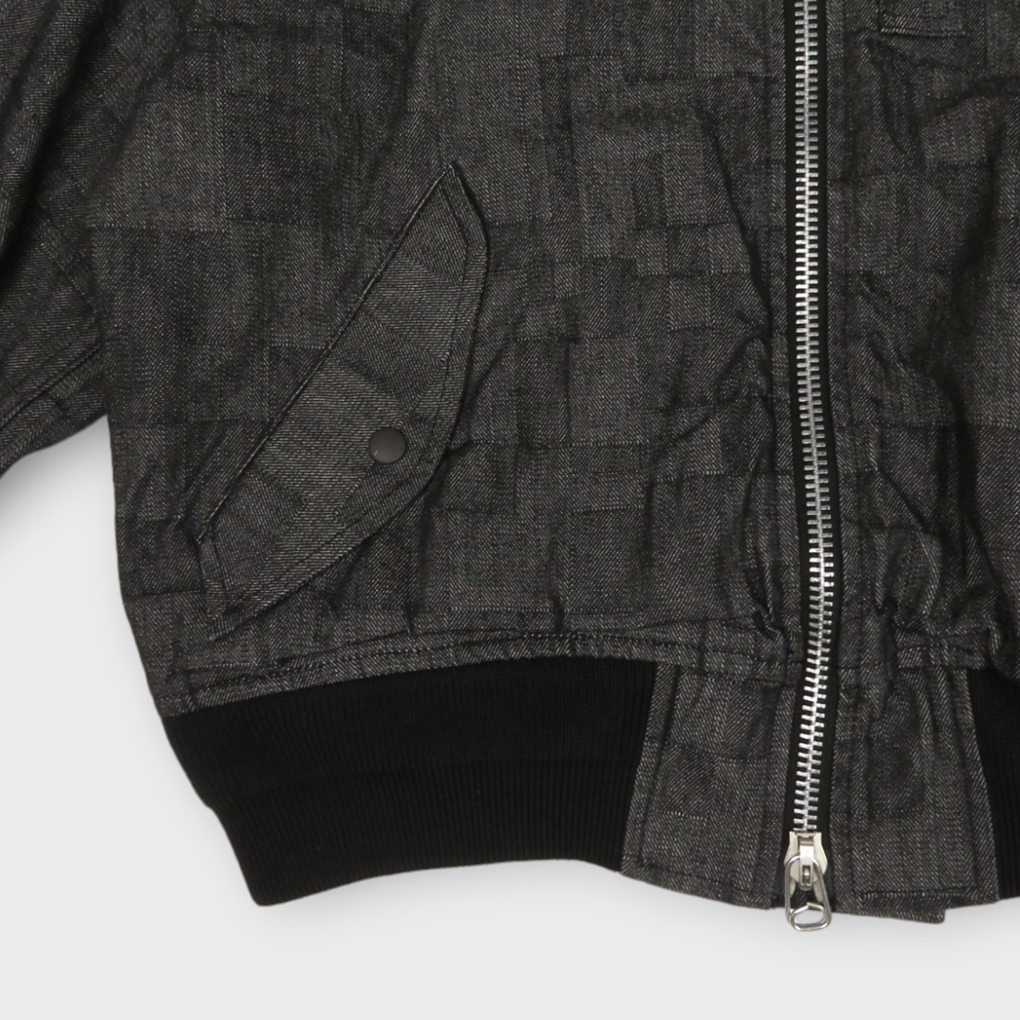 ANREALAGE AZ DENIM BOMBER JACKET