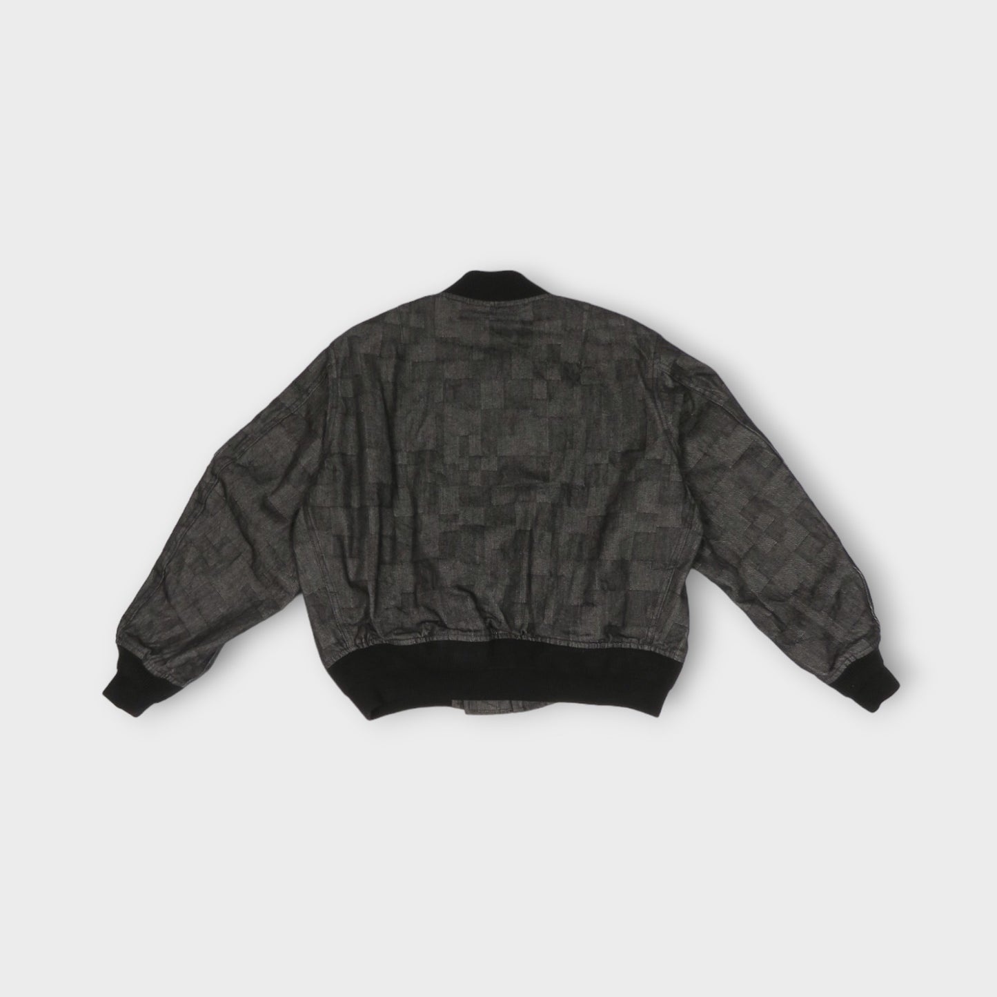 ANREALAGE AZ DENIM BOMBER JACKET