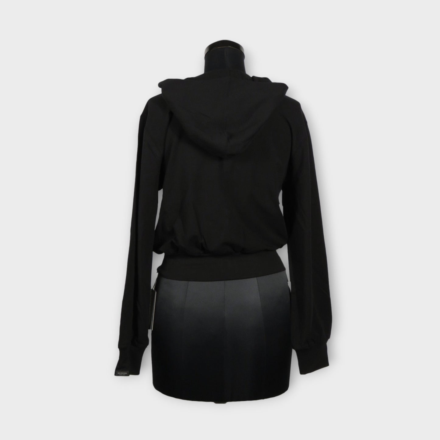 BALENCIAGA Fitted Zip-Up Hoodie