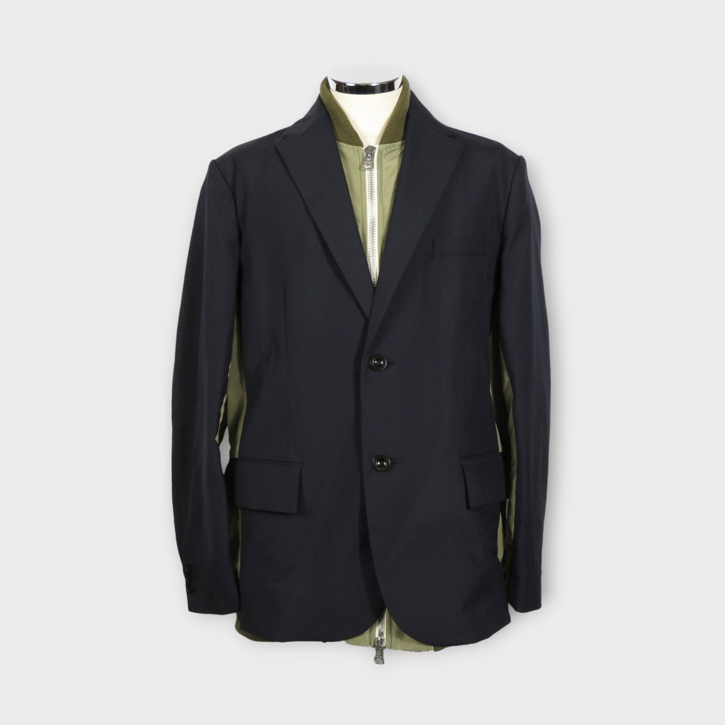 sacai Suiting × Nylon Twill Jacket