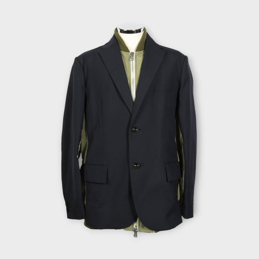 sacai Suiting × Nylon Twill Jacket