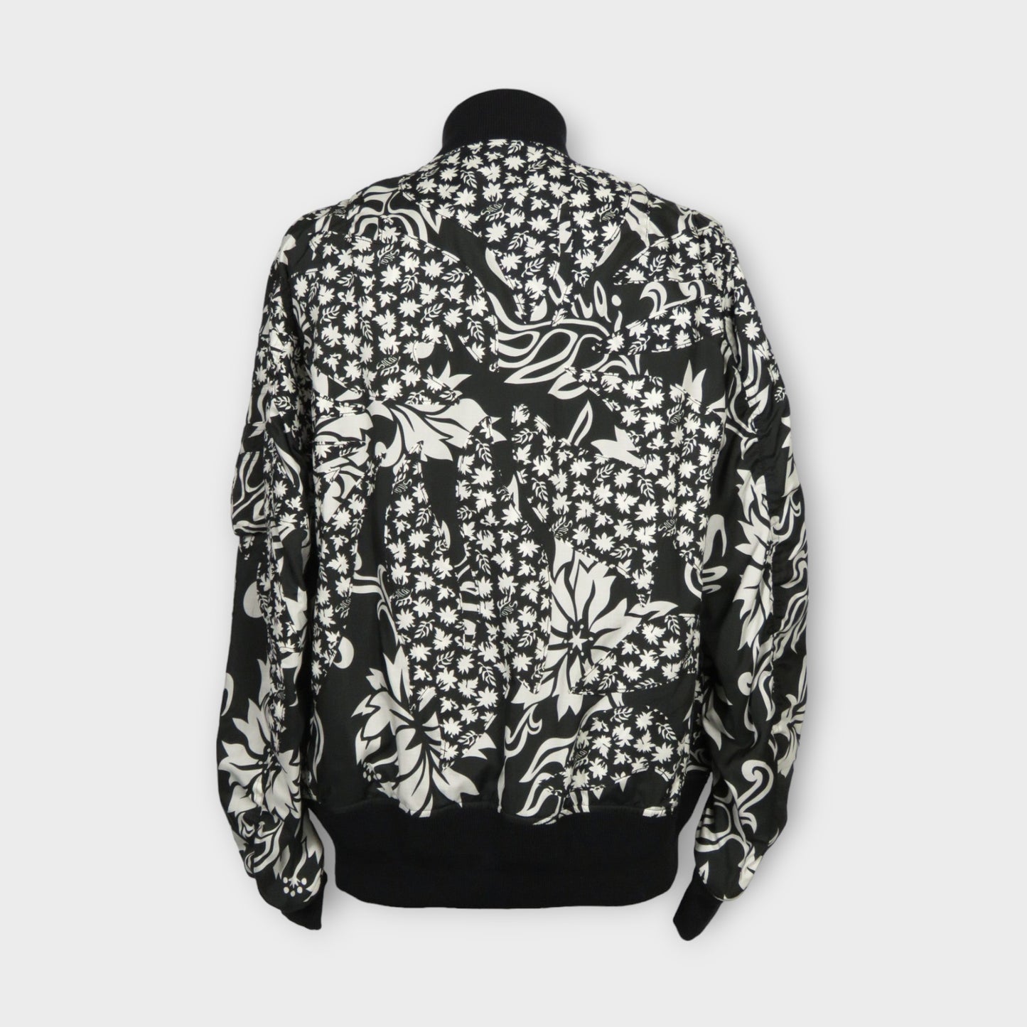sacai Floral Embroidered Patch Blouson