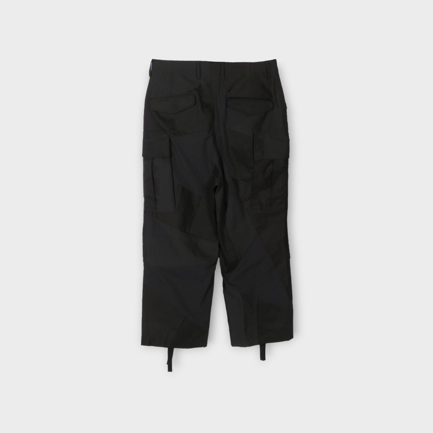 ANREALAGE PANEL PATCHWORK CARGO PANTS