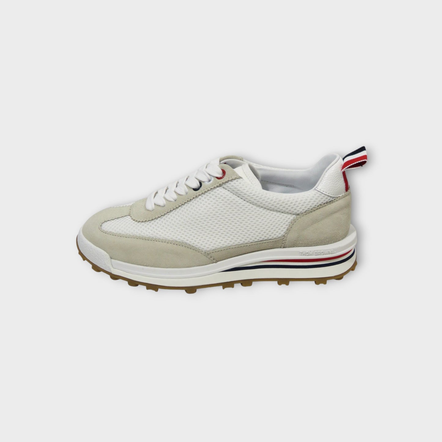 THOM BROWNE TECH RUNNER W/ RWB SOLE IN NYLON