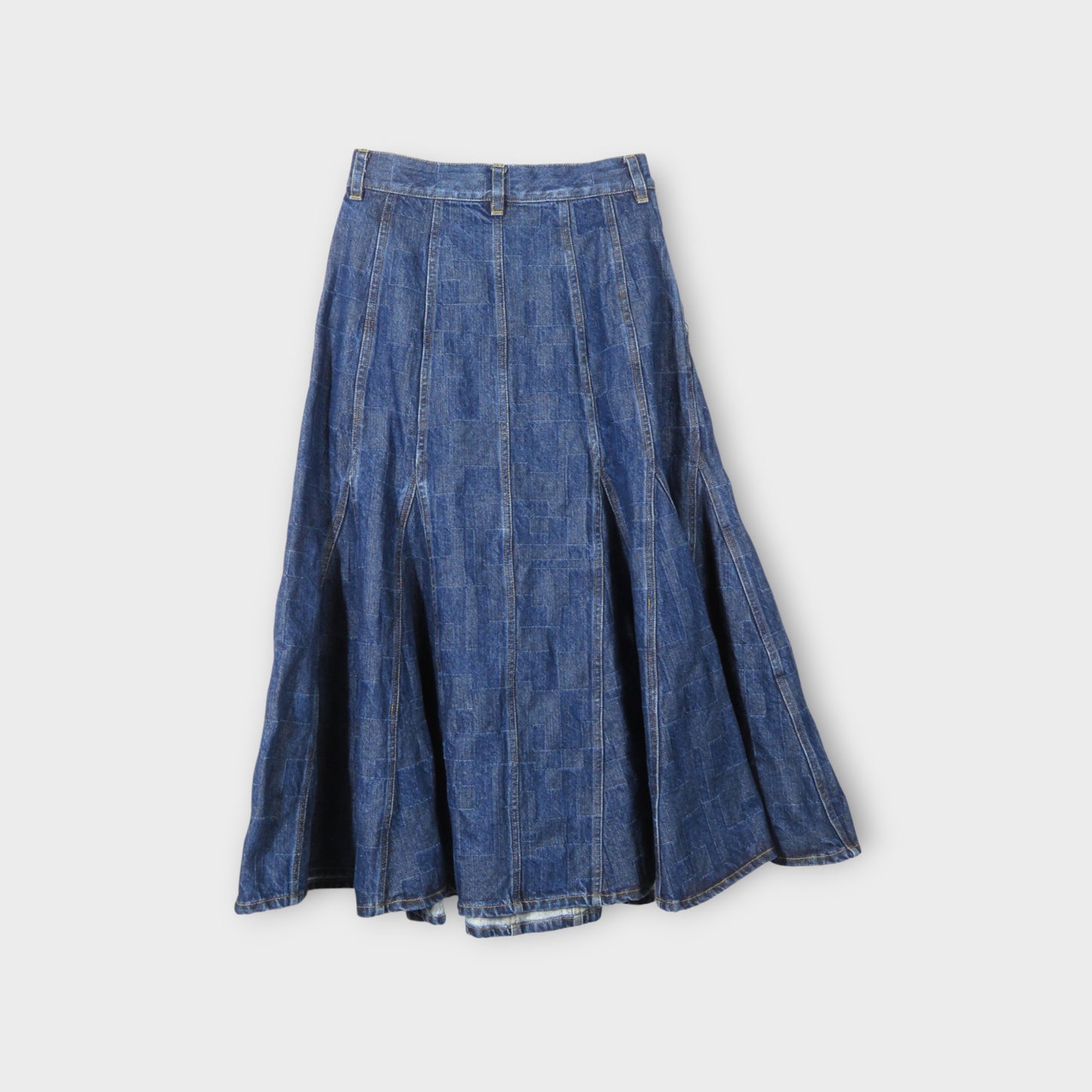 ANREALAGE AZ DENIM SKIRT