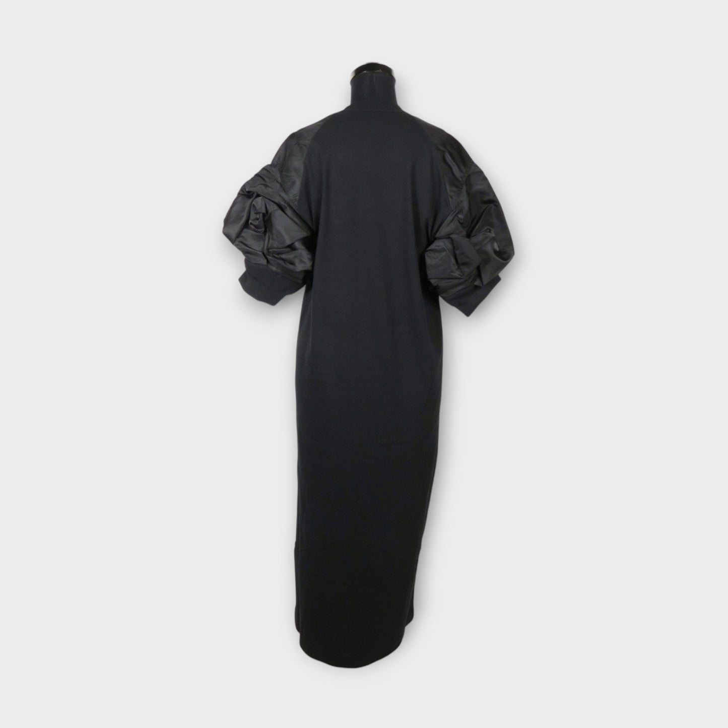 sacai Nylon Twill x Cotton Jersey Dress