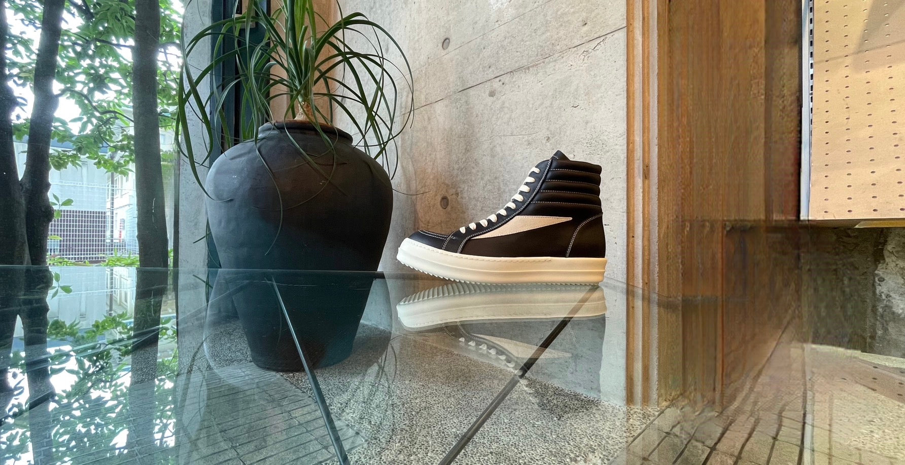 RICK OWENS FW24 PORTERVILLE ハイ ヴィンテージ スニーカー Rick Owens 