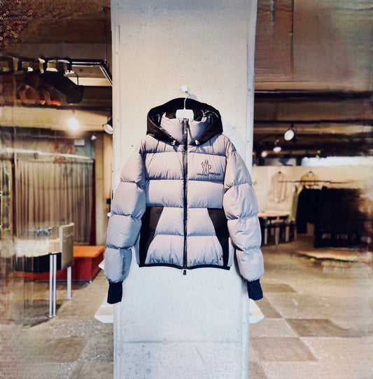 MONCLER GRENOBLE MARCASSIN short down jacket / mou uomo