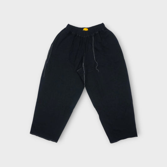 AIREI CONTRAST STITCH BIG FIT SWEATPANTS KNIT