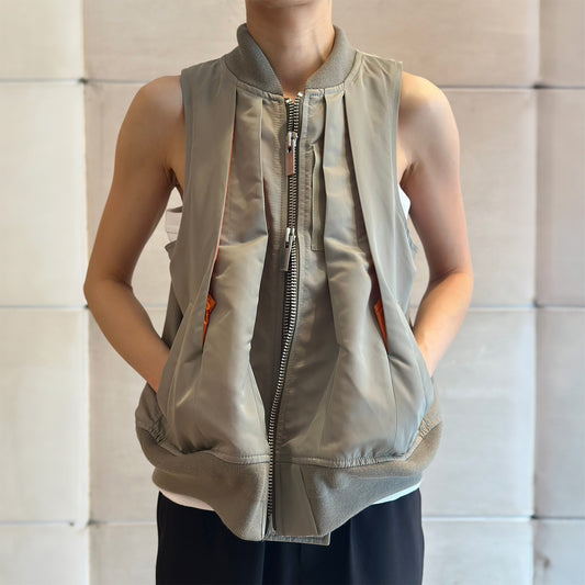 sacai Nylon Twill Vest