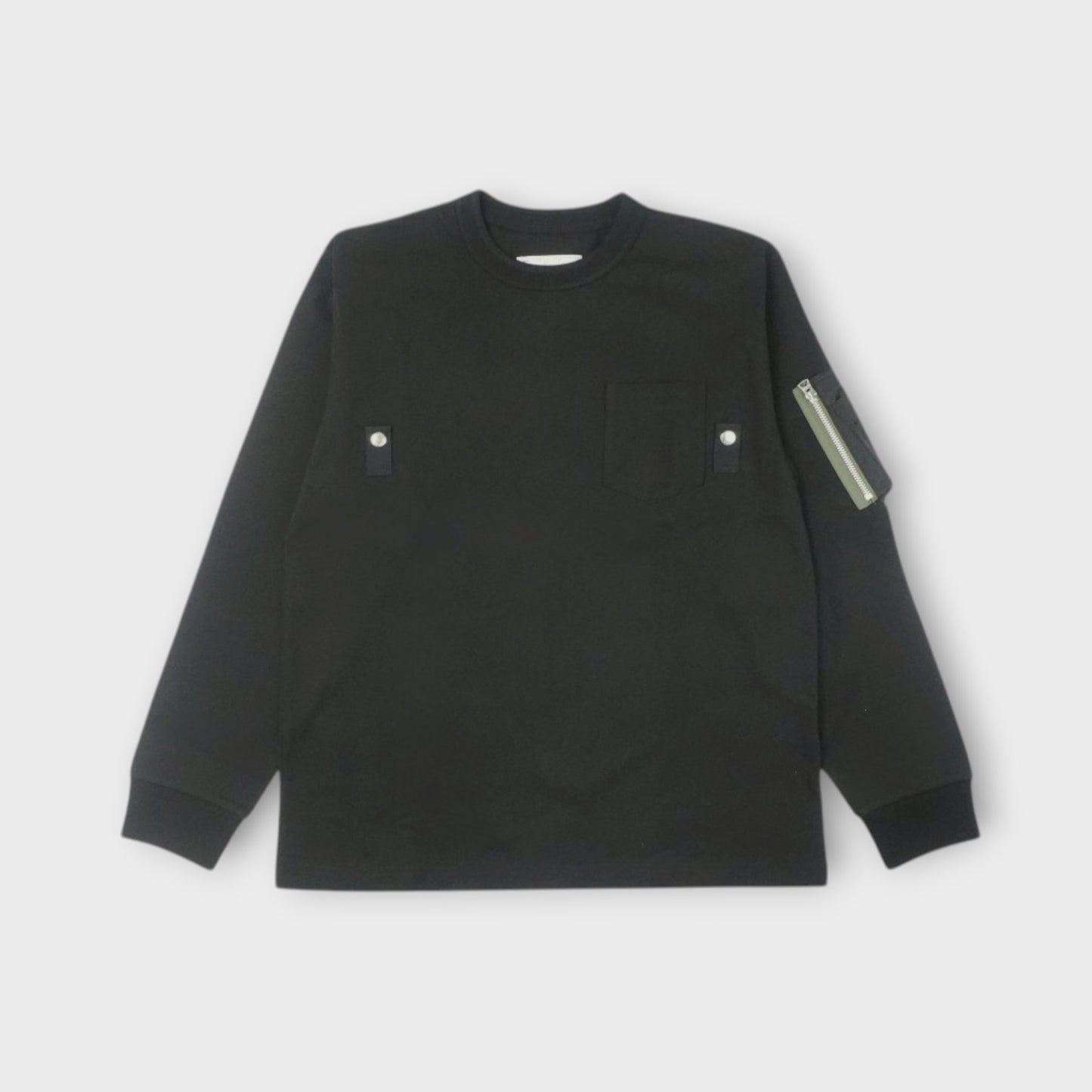 sacai MEN Cotton Jersey L/S T-Shirt