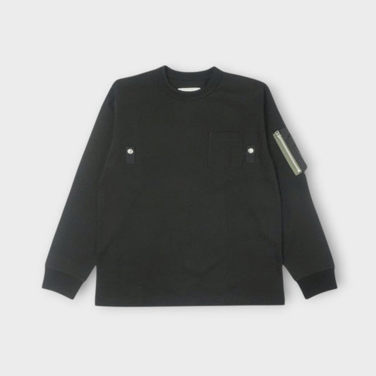 sacai MEN Cotton Jersey L/S T-Shirt