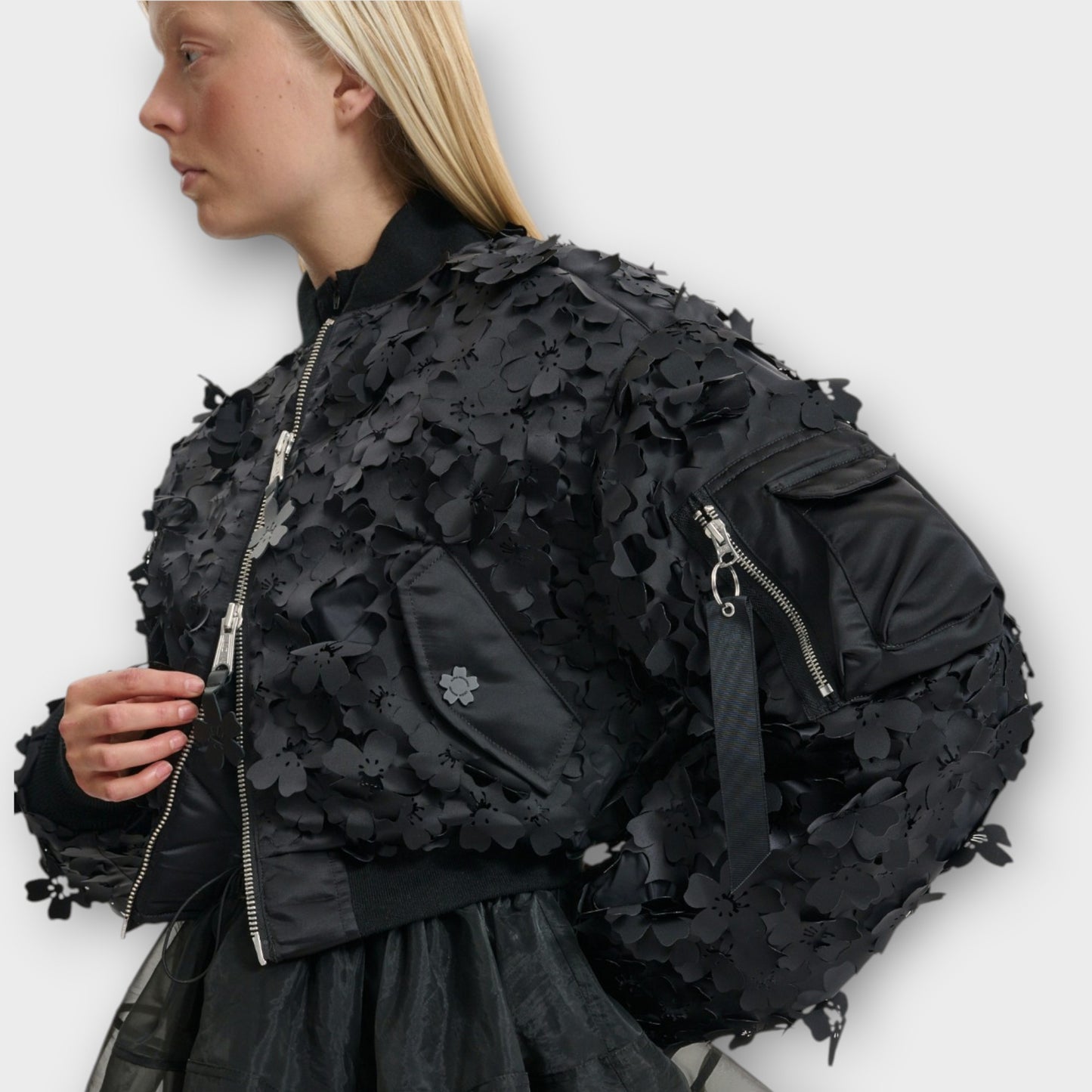 CECILIE BAHNSEN X ALPHA INDUSTRIES MA-1 CR LASER CUT