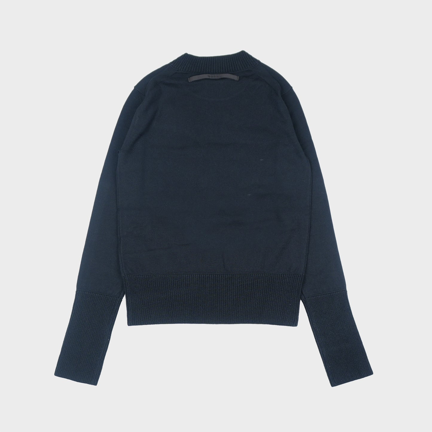 sacai Cotton Cashmere Knit Pullover