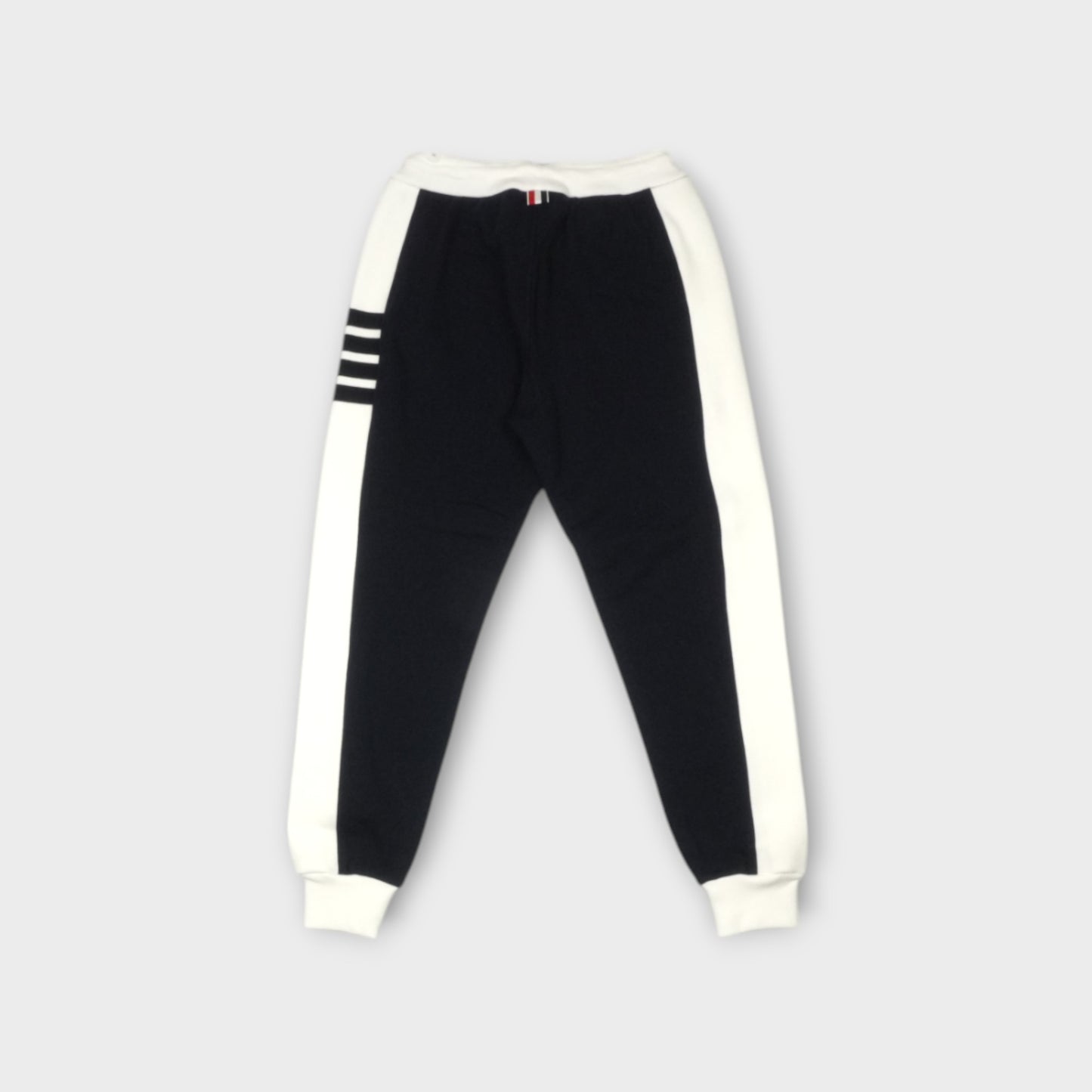 THOM BROWNE SWEATPANTS W/ ENGINEERED 4 BAR IN COLOR BLOCKED SOLID CLASSIC LOOPBACK JERSEY