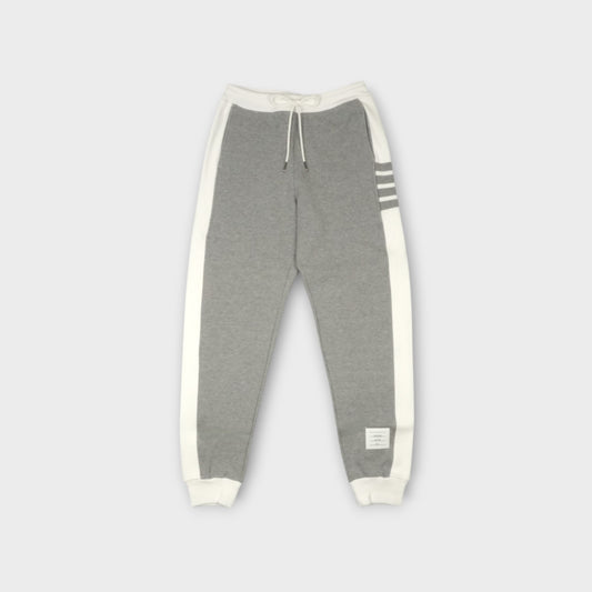 THOM BROWNE SWEATPANTS W/ ENGINEERED 4 BAR IN SOLID CLASSIC LOOPBACK JERSEY